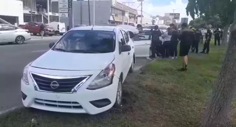 Choque múltiple en el bulevar Navarrete
