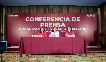 Conferencia de prensa Ariadna Montiel