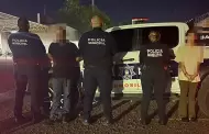 Detienen a pareja con pistola 9 mil�metros y presunto cristal en Villa de Seris