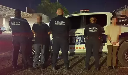 Detenidos en Villa de Seris