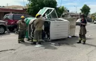 Choque entre Patrulla Verde y auto particular deja dos lesionados en Hermosillo