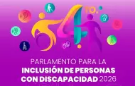 Abren convocatoria para Parlamento de Inclusi�n 2026