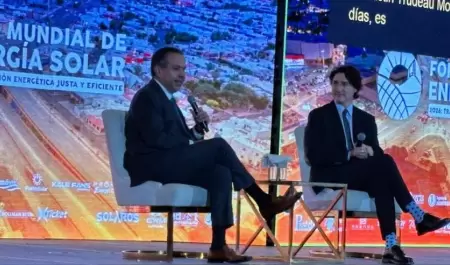 Antonio Astiazar�n y Justin Trudeau