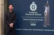Messi lleg� a Oviedo para recibir el Premio Princesa de Asturias de los Deportes