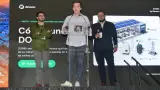 Carlos Zapatero, cofundador de Deveco, junto con los socios Javier Senz y Miguel