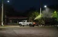 Fumigan Zamora antes del amanecer para combatir dengue