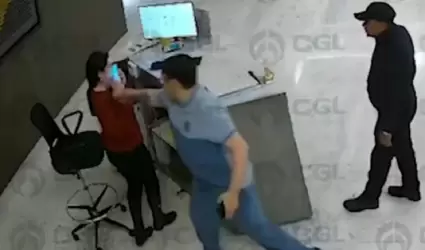 Agresor de recepcionista