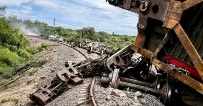 Descarrila tren