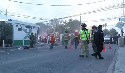 Incendio en la colonia San Benito