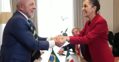 Luiz In�cio Lula da Silva, agradeci� a Claudia Sheinbaum