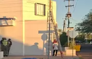 Muere hombre al recibir descarga el�ctrica mientras pintaba poste en Hermosillo