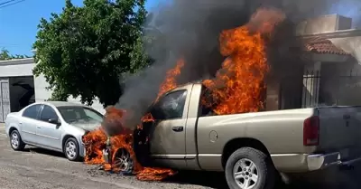 Incendio de un veh�culos
