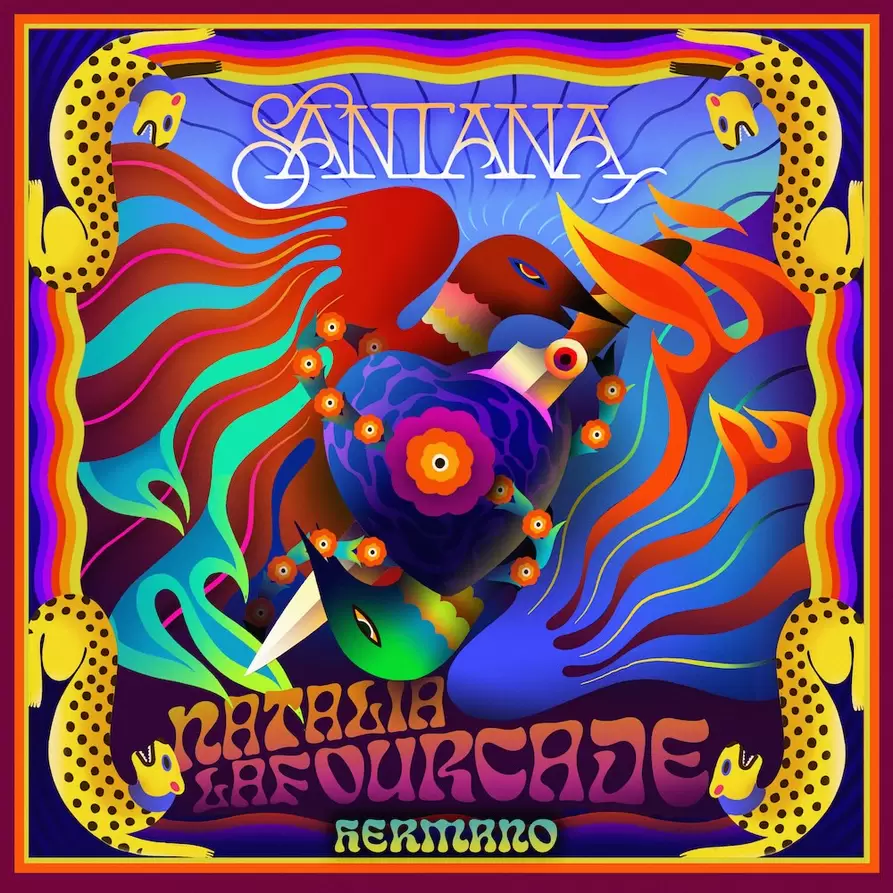 Natalia Lafourcade elogia a Carlos Santana