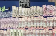 Detienen a motociclista con presunta droga y m�s de 11 mil pesos