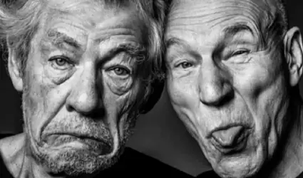 Ian McKellen y Patrick Stewart