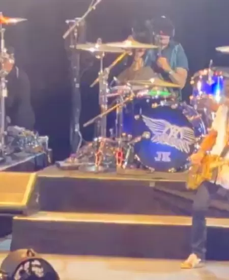 Johnny Depp junto a Aerosmith