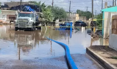 Inundaciones en Bah�a de Kino